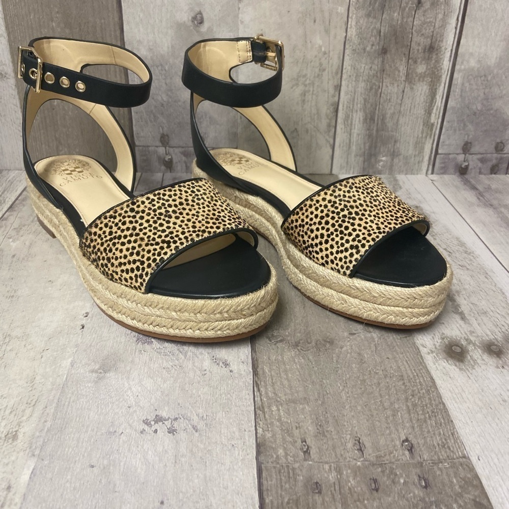 Vince Camuto Kathalia Ankle Strap Sandals Size 8.5 - Picture 16 of 16